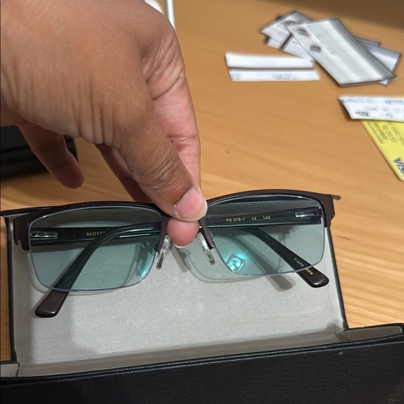 Perry Ellis Black Glasses Case - Picture 2 of 4